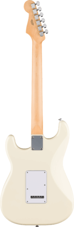 Fender Electric Guitars // Standard Stratocaster®, Maple Fingerboard, White Pickguard, Olympic White – Image 3
