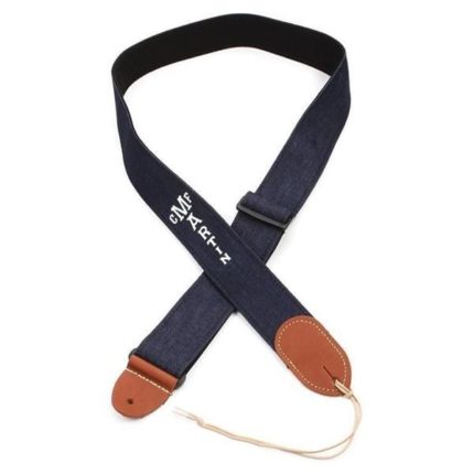 Martin - C.F. Martin Eco Denim Strap, Cotton with Leather Ends