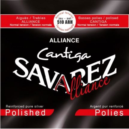 Savarez - Cl. Alliance CANTIGA, aiguës Alliance / basses Cantiga argent pur poli, Tension Normale