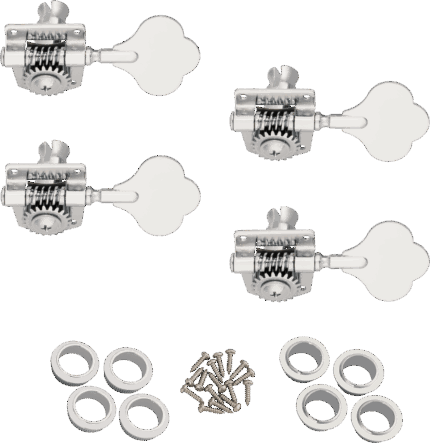 Fender Tuning Machines // Player Series Bass Tuning Machines, Chrome, (4)