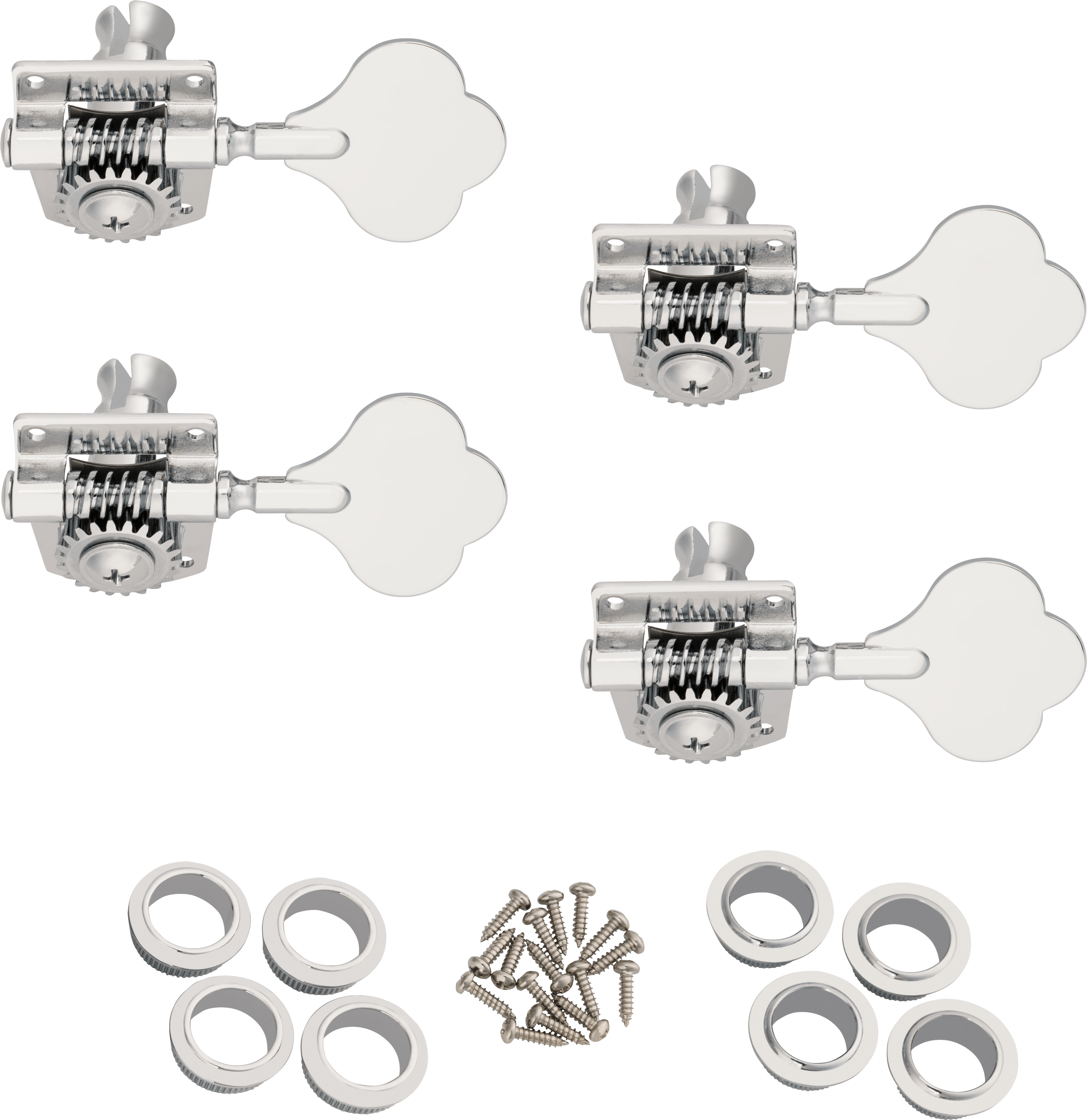 Fender Tuning Machines // Player Series Bass Tuning Machines, Chrome, (4)