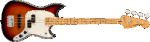 Fender Bass Guitars // Player II Mustang® Bass PJ, Maple Fingerboard, 3-Color Sunburst