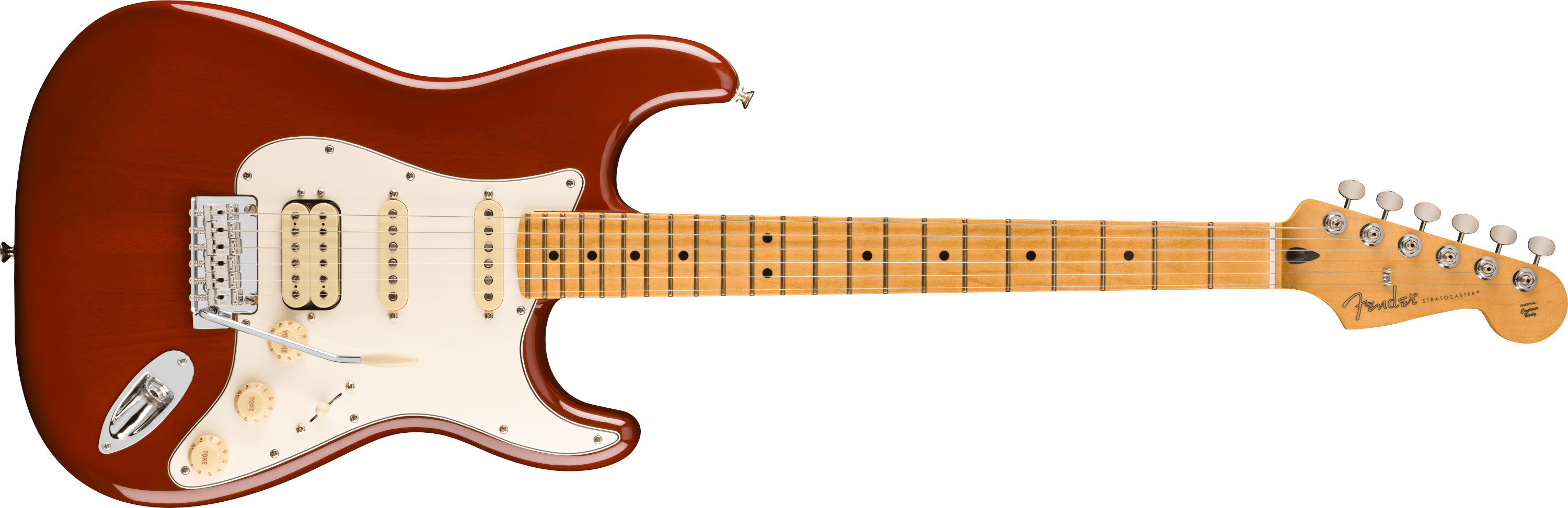 Fender Electric Guitars // Player II Stratocaster® HSS, Maple Fingerboard, Transparent Mocha Burst