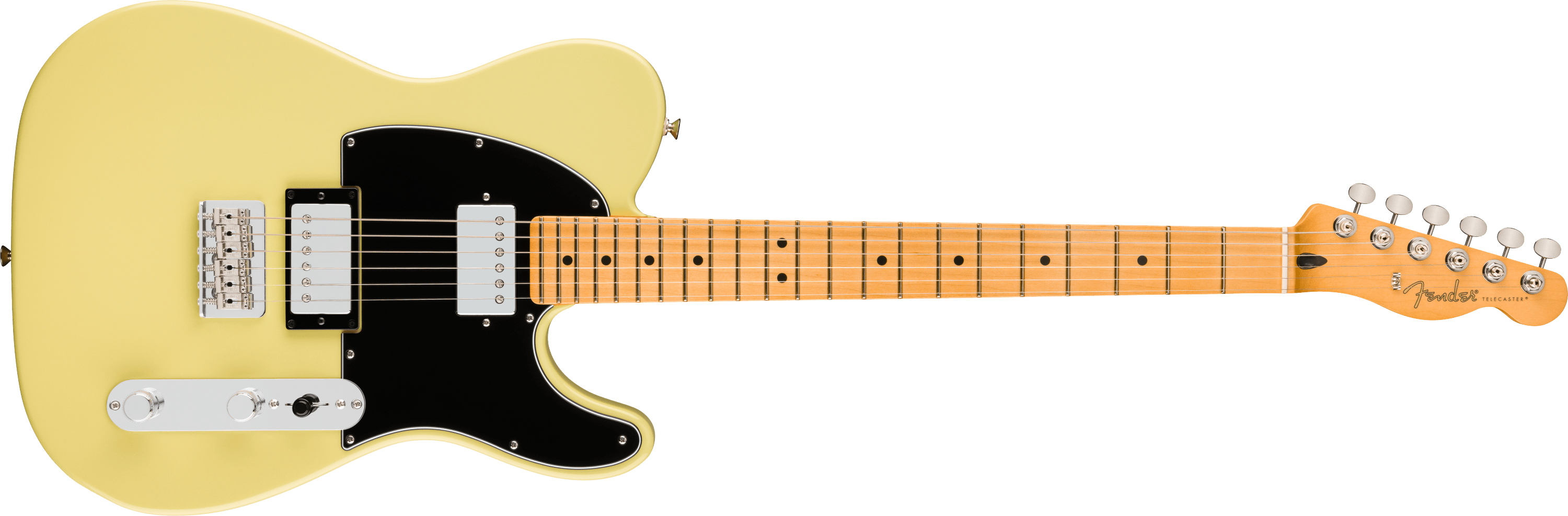 Fender Electric Guitars // Player II Telecaster® HH, Maple Fingerboard, Hialeah Yellow