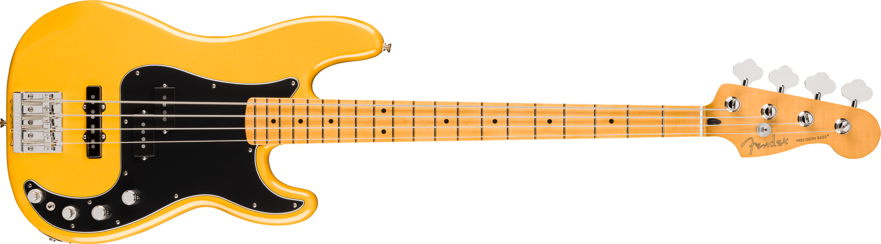 Fender Bass Guitars // Player II Modified Active Precision Bass®, Maple Fingerboard, Sunshine Yellow