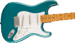 Fender Electric Guitars // Vintera® II '50s Stratocaster®, Maple Fingerboard, Ocean Turquoise – Image 4