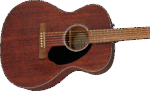 Fender Acoustic Guitars // CC-60S All-Mahogany Concert, Walnut Fingerboard, Natural – Image 4