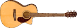 Fender Acoustic Guitars // CC-140SCE Concert, Walnut Fingerboard, Natural with Case – Image 3