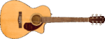 Fender Acoustic Guitars // CC-140SCE Concert, Walnut Fingerboard, Natural with Case