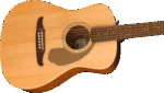 Fender Acoustic Guitars // Malibu Player, Walnut Fingerboard, Gold Pickguard, Natural – Image 4