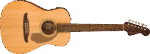 Fender Acoustic Guitars // Malibu Player, Walnut Fingerboard, Gold Pickguard, Natural – Image 3