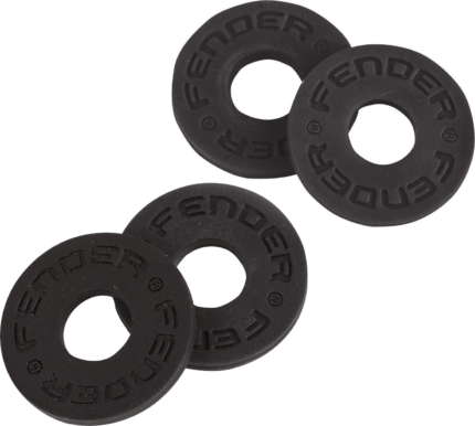 Fender Strap Locks and Buttons // Fender® Strap Blocks 4-Pack, Black