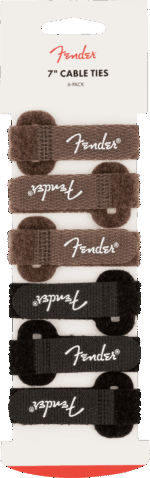 Fender Miscellaneous Accessories // Cable Ties, 7", Black and Brown – Image 4