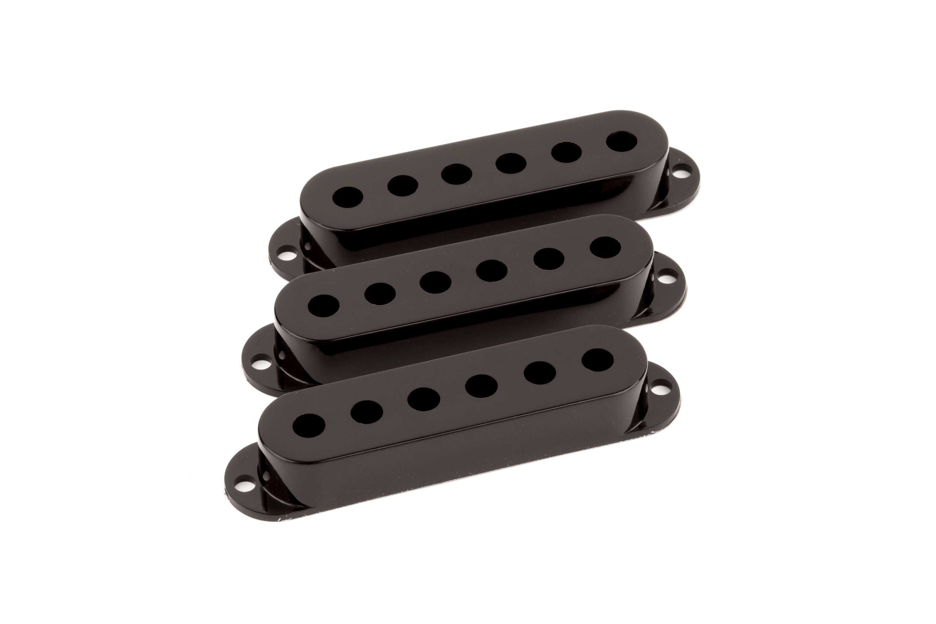Fender Accessory Kits/Pickup Covers // Pickup Covers, Stratocaster® Black (3)