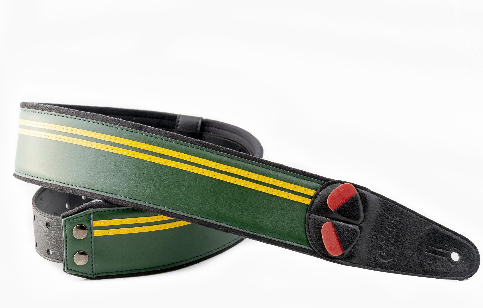 Right'on Mojo Guitar Strap Race-60 BRG