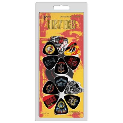 PERRI’S Leathers - GUNS N' ROSES Official Licensing Variety Pack Celluloid Guitar Picks - 12 Pack