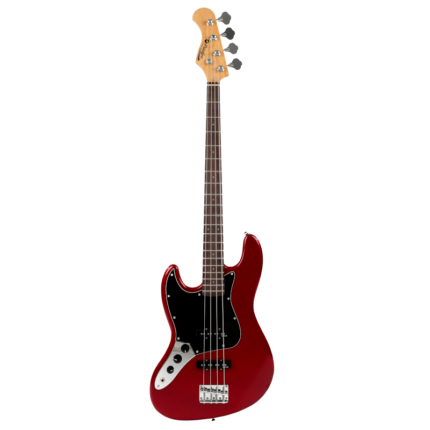 JB80LHRA CAR CANDY RED GAUCHER GUITARE BASSE PRODIPE GUITARS JMFJB80LHRACAR