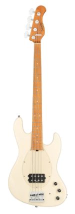 Sadowsky MetroExpress 21-Fret Vintage M Bass, Roasted Maple Fingerboard, 4-String - Solid Olympic White High Polish