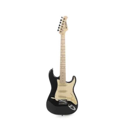 ST JUNIOR BK BLACK GUITARE ELECTRIQUE AVEC HOUSSE PRODIPE GUITARS