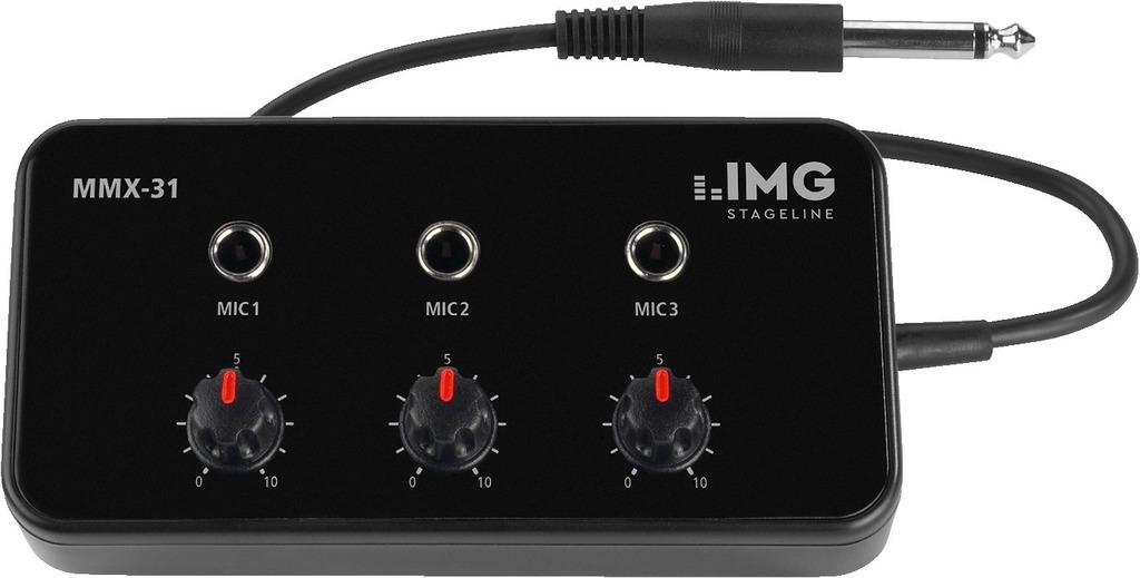 Monacor MMX-31 passive 3 channels mic mixer