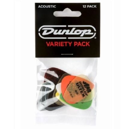Dunlop - Picks ACOUSTIC VARIETY PACK, Player's Pack of 12 picks