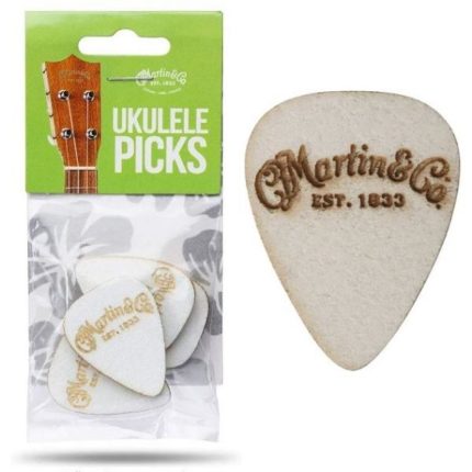 Martin - C.F. Martin, Ukulele Picks, 2,5mm White, (4 Picks per pack)