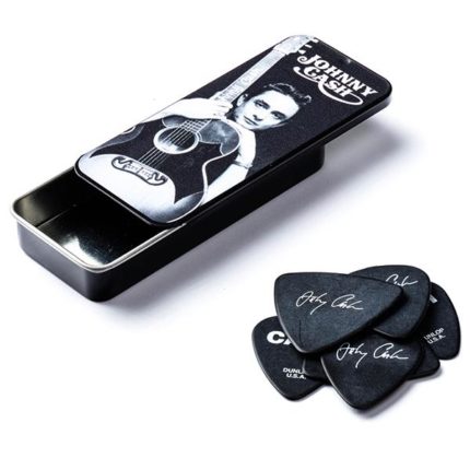 Dunlop - Picks, JOHNNY CASH, Tin Box (6 picks) "Memphis" Medium