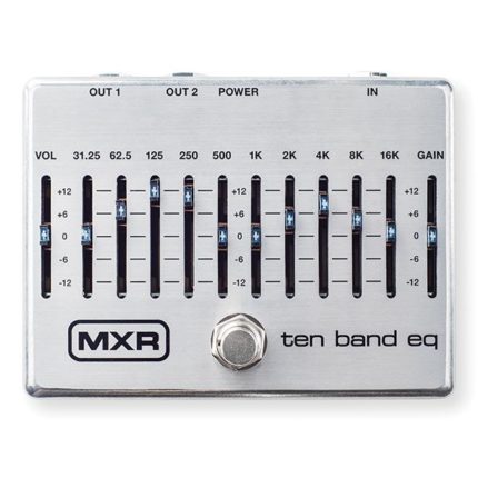 MXR - MXR 10 Band EQ Equaliser, Silver Aluminum, European Version