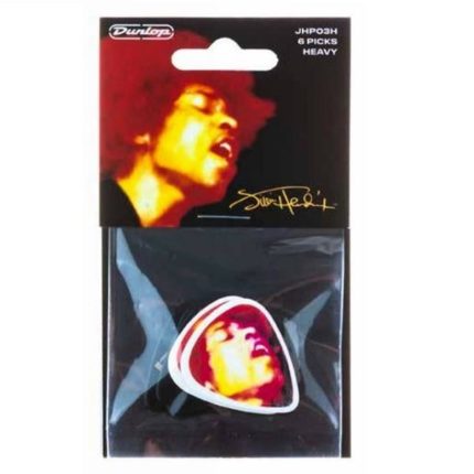 Dunlop - Picks JIMI HENDRIX "Electric Ladyland", Heavy, Player's Pack of 6 Picks