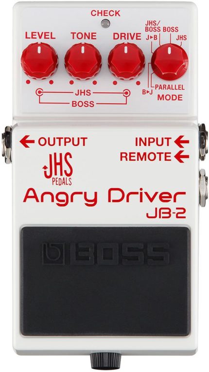 BOSS OVERDRIVE / DISTORTION JB-2 - ANGRY DRIVER OVERDRIVE IN COLLABORATION WITH JHS EFFECTS
