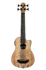 U-Bass Spalted Maple, Fretted, with Deluxe Bag