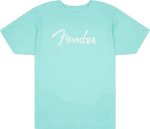 Fender Men's Clothing // Fender® Spaghetti Logo T-Shirt, Daphne Blue, XL