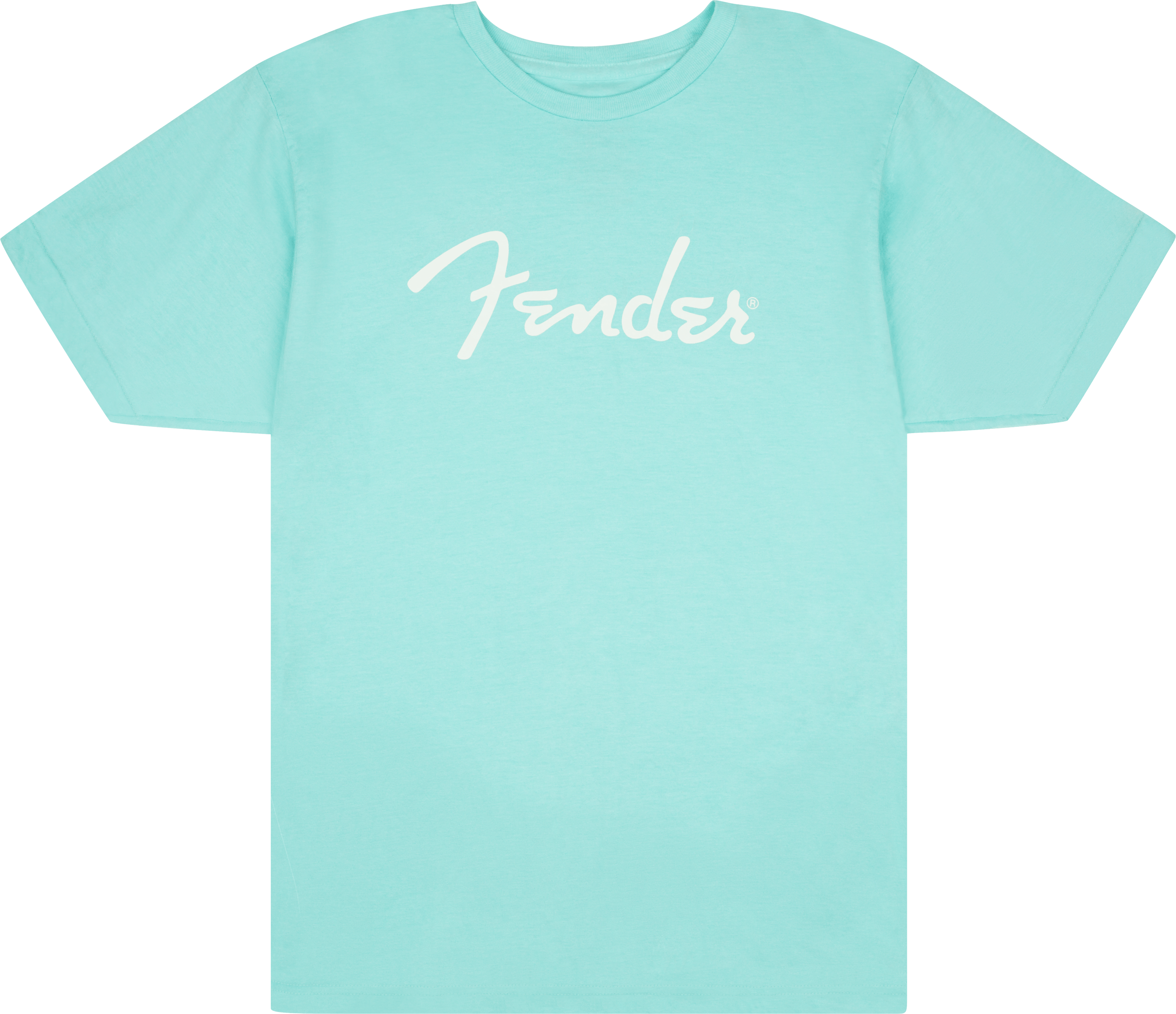 Fender Men's Clothing // Fender® Spaghetti Logo T-Shirt, Daphne Blue, XL