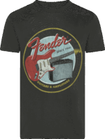Fender Men's Clothing // Fender® 1946 Guitars & Amplifiers T-Shirt, Vintage Black, M