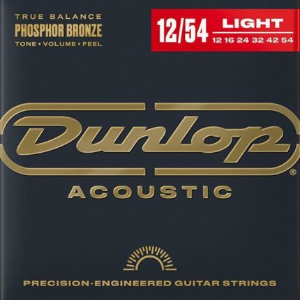 Dunlop - Ac. Set Phosphor Bronze .012-.054 Round Wound, Light