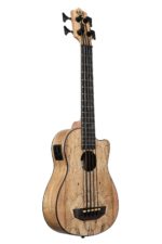 U-Bass Spalted Maple, Fretted, with Deluxe Bag – Image 4
