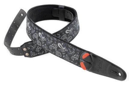 Guitar Strap Mojo Paisley Black Right On