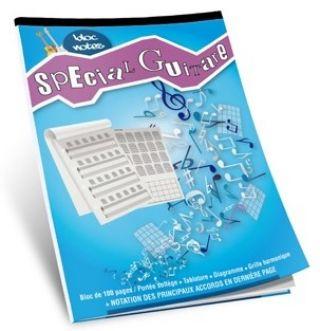 Coup De Pouce - Cahier de musique Spécial Guitariste 100 pages A4 Portée - Tab - Diagramme - Grille