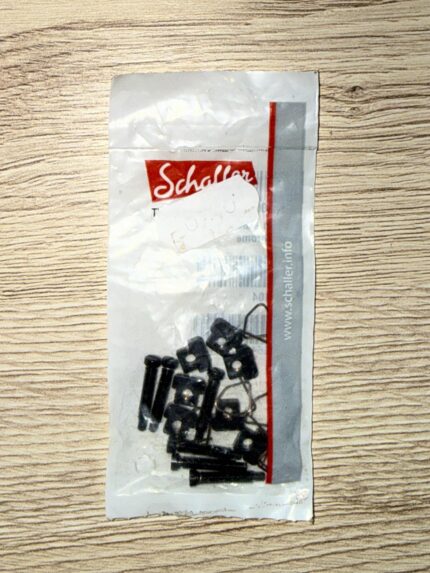 Schaller GmbH - Schaller Saddles set of 6, Signum Series, Black Chrome