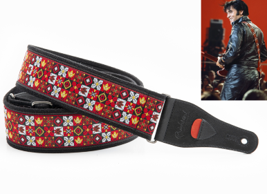 Guitar Strap Legend J.Hend/E. Pres. Red Right On