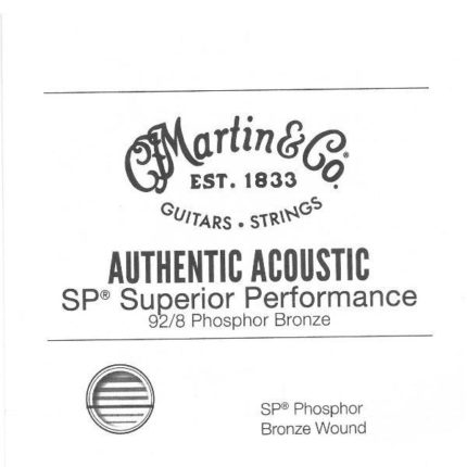 Martin - Corde filée .025'' AA SP High Tensile 92/8 Phosph. Bronze Wound, Envelope