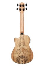 U-Bass Spalted Maple, Fretted, with Deluxe Bag – Image 2