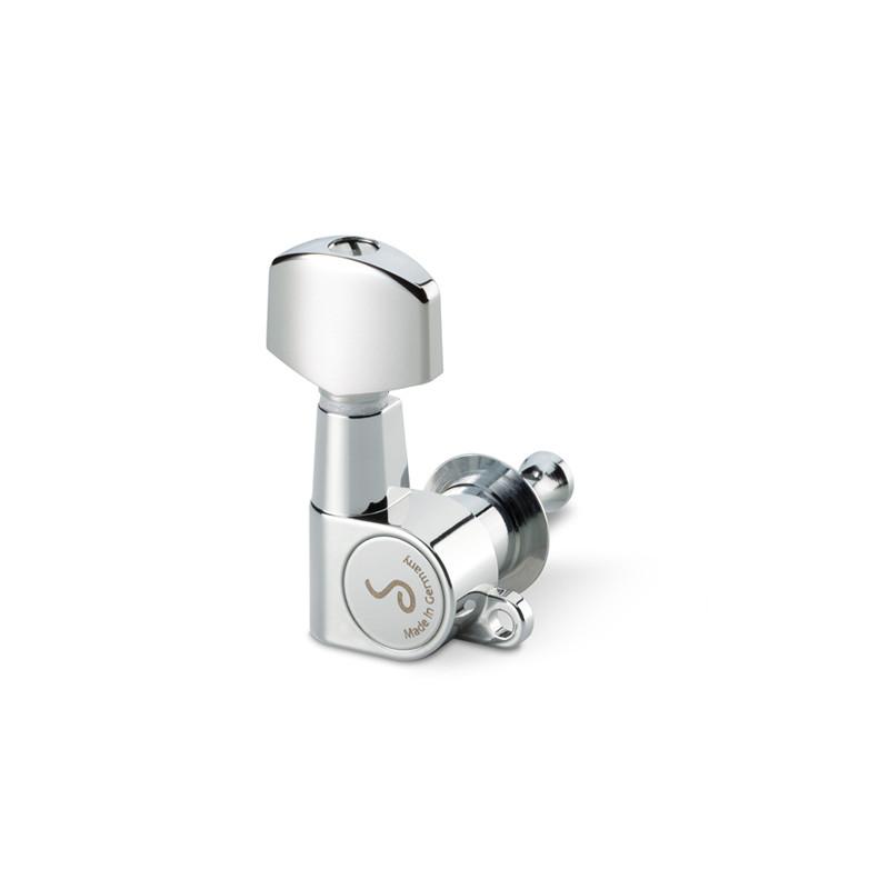SCHALLER® MÉCANIQUES M6MINI 6X1 BOUTON MÉTAL 1:18 CHROME – Image 1