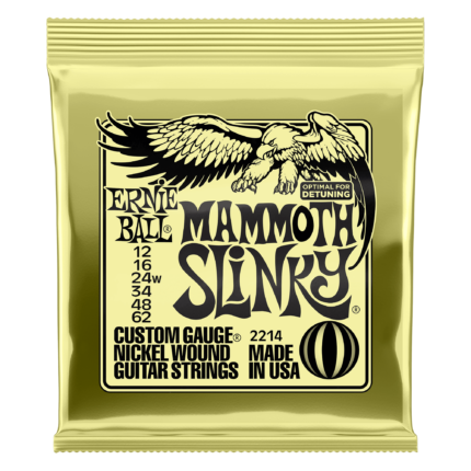 ERNIE BALL Saitensatz, Slinky Nickel, Mammoth 12-62 (Wound G)