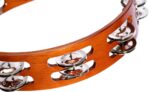 MEINL Percussion Traditional Tambourine 2 Rows - Steel - Brown – Image 5