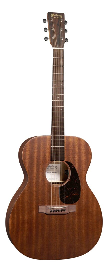 Martin Guitar, 000-10E-Retro-Sapele, Road Series Retro, MX, Solid Sapele Top, Back and Sides, Satin, Martin M1 electronics, Soft Shell Case Included