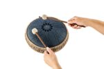 MEINL Sonic Energy Steel Tongue Drums Medium Octave Steel Tongue Drum - C Minor - Blue – Image 4