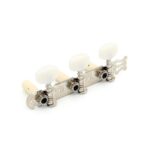 DER JUNG® MÉCANIQUES CLASSIQUE 3+3 LYRE BOUTON NACRÉ NICKEL