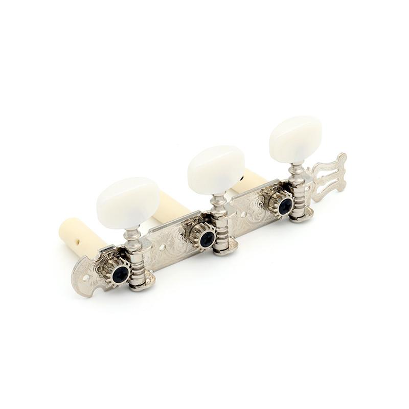 DER JUNG® MÉCANIQUES CLASSIQUE 3+3 LYRE BOUTON NACRÉ NICKEL – Image 1