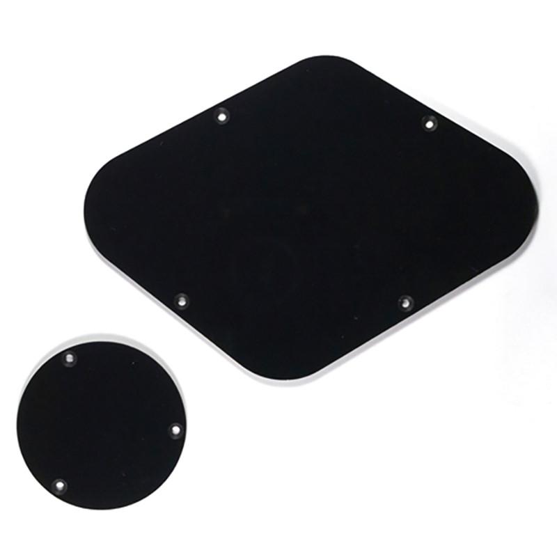 PLAQUES ARRIÈRES POUR LES PAUL® (SWITCH ET POTS) 1 PLI NOIR – Image 1
